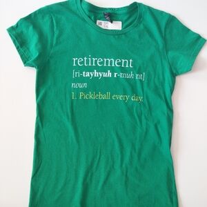 Anvil Green retirement t-shirt, Size S, NWT‎